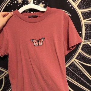 brandy melville butterfly tee